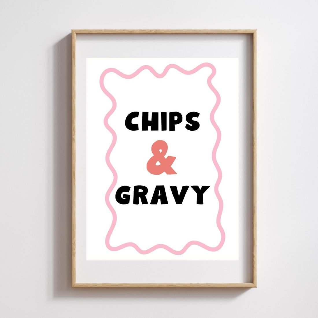 Chips and Gravy art print
